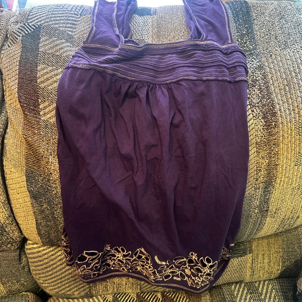 Purple  tank top